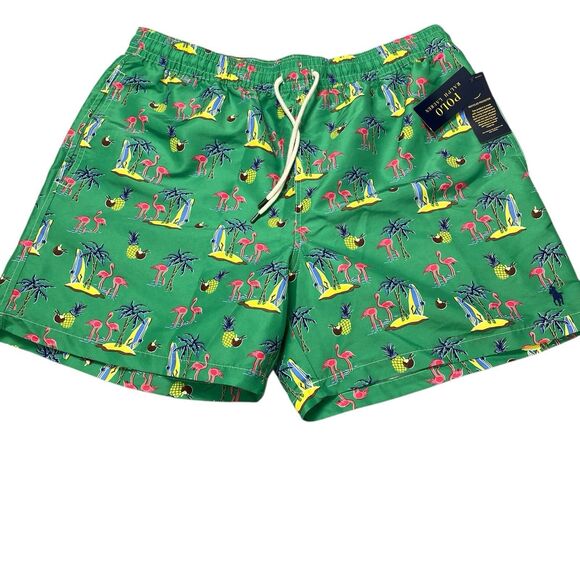 Polo Ralph Lauren Men's Classic Flamingo Swim Trunk Size XL NWT - Picture 1 of 16